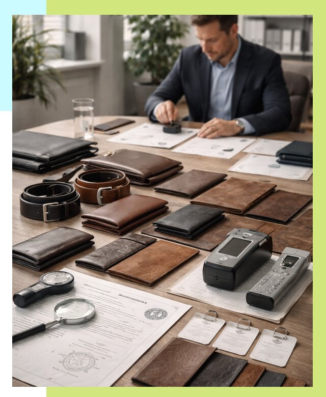 Сертификация кожаных изделий в Кумертау от 12251 р. | Алешин-Кра