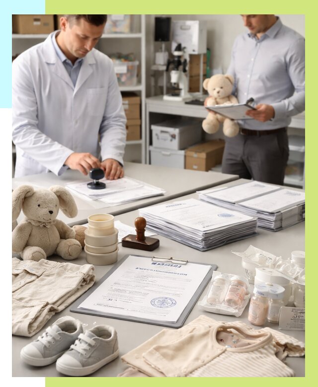 Сертификация детских товаров в Кумертау от 15314 р. | Алешин-Кра