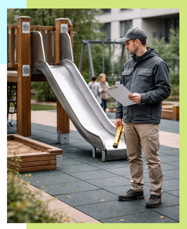 Сертификация детских площадок в Кумертау от 25523 р. | Алешин-Кра