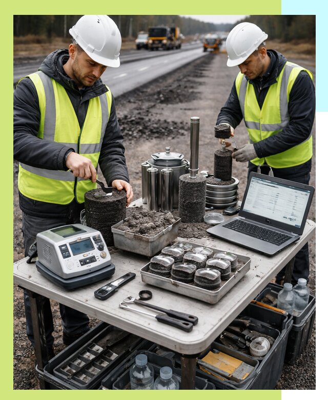 Сертификация асфальта: испытания и подтверждение в Кумертау