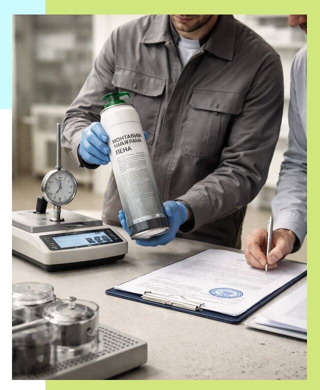 Сертификация монтажной пены в Кумертау от 15314 р. | Алешин-Кра