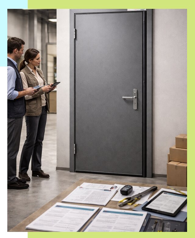 Сертификация противопожарных дверей в Кумертау от 9188 р. | Алешин-Кра