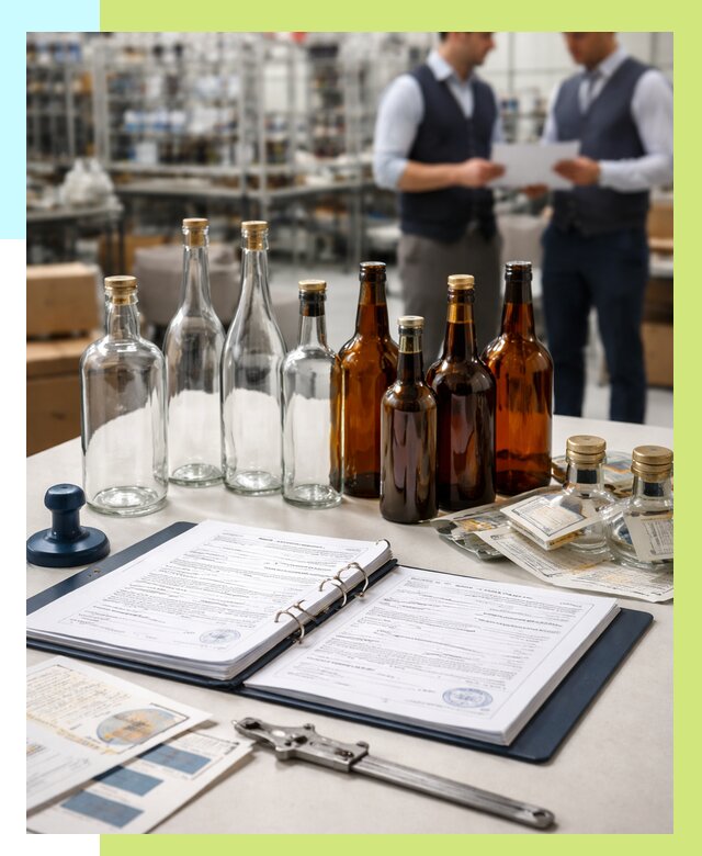 Сертификация стеклянных бутылок в Кумертау от 25523 р. | Алешин-Кра