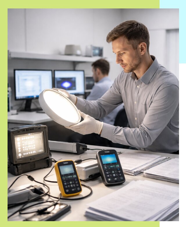 Сертификация светильников в Кумертау: испытания и оформление