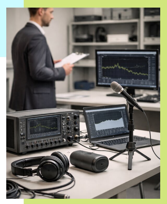 Сертификация аудиотехники в Кумертау от 15314 р., Алешин-Кра