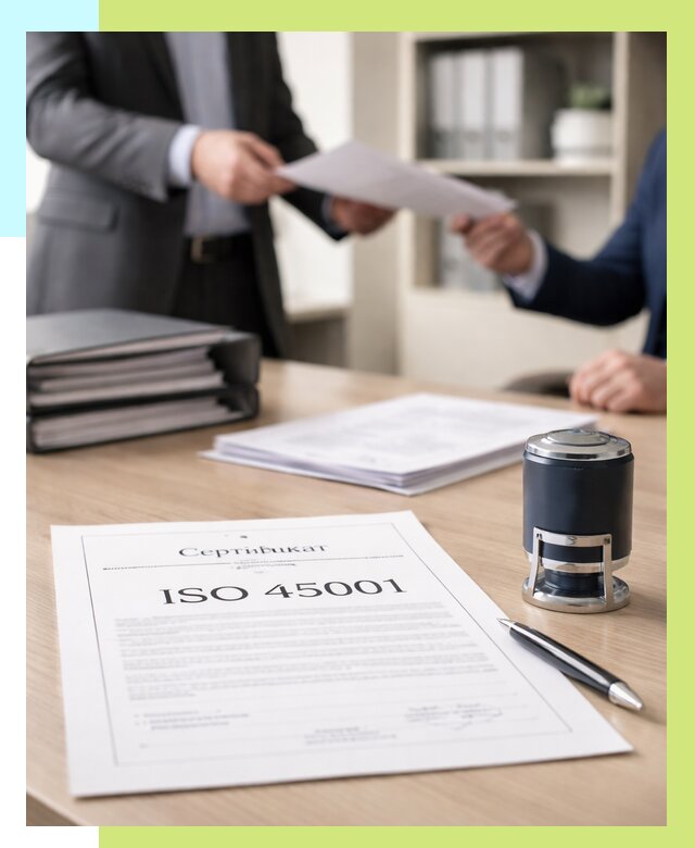 Сертификат ISO 45001 в Кумертау под ключ от 45941 р. | Алешин-Кра