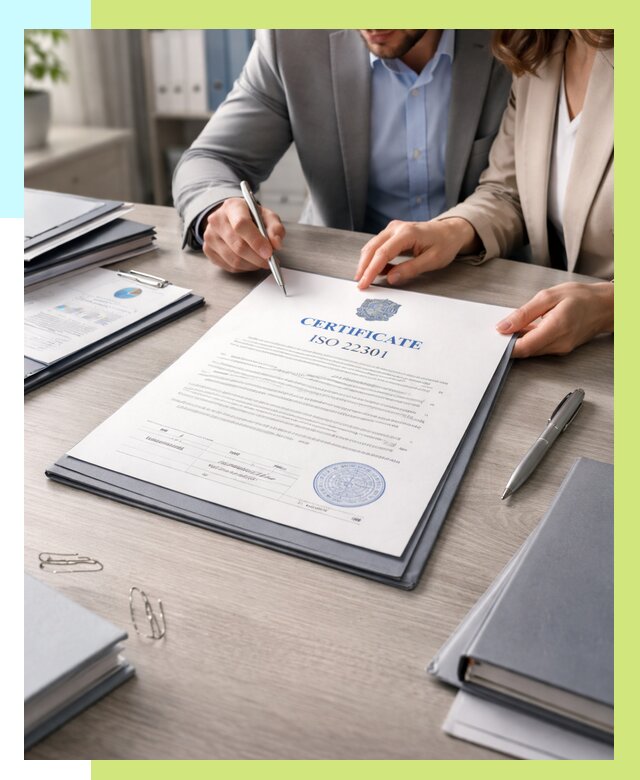 Сертификат ISO 22301 в Кумертау от 45941 р. | Алешин-Кра срочно