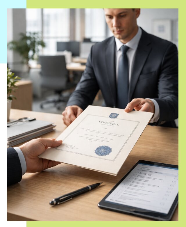 Сертификат ISO 30301 в Кумертау от 35732 р. | Алешин-Кра - под ключ